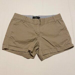J Crew Chino Shorts Womens Size 4